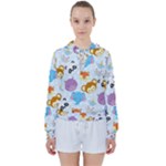 Animal Faces Collection Women s Tie Up Sweat
