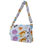 Animal Faces Collection Full Print Messenger Bag (S)