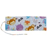 Animal Faces Collection Roll Up Canvas Pencil Holder (M)