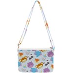 Animal Faces Collection Double Gusset Crossbody Bag