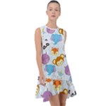 Animal Faces Collection Frill Swing Dress