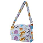 Animal Faces Collection Full Print Messenger Bag (M)