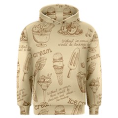 Ice Cream Vintage Pattern Men s Overhead Hoodie by Vaneshart