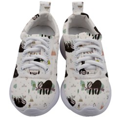Cute Sloths Kids Athletic Shoes by Sobalvarro