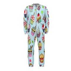 Cupcake Doodle Pattern Onepiece Jumpsuit (kids) by Sobalvarro