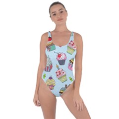 Cupcake Doodle Pattern Bring Sexy Back Swimsuit by Sobalvarro