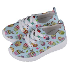 Cupcake Doodle Pattern Kids  Lightweight Sports Shoes by Sobalvarro
