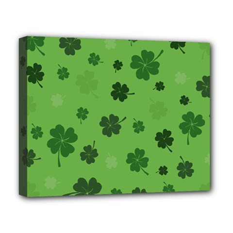 St Patricks Day Deluxe Canvas 20  X 16  (stretched) by Valentinaart