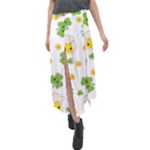 St patricks day Velour Split Maxi Skirt