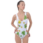 St patricks day Side Cut Out Swimsuit