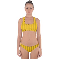 Digital Stars Cross Back Hipster Bikini Set by Sparkle