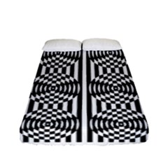Optical Illusion Fitted Sheet (full/ Double Size) by Sparkle