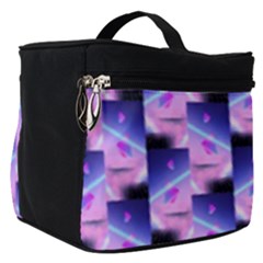 Digital Waves Make Up Travel Bag (small) by Sparkle