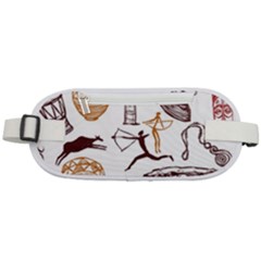 Africa Doodle Set Rounded Waist Pouch