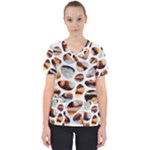 Gems Women s V-Neck Scrub Top