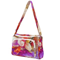 Poppy Flower Front Pocket Crossbody Bag by Sparkle