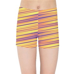 Strips Hole Kids  Sports Shorts by Sparkle