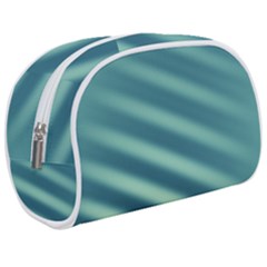 Blue Strips Makeup Case (medium) by Sparkle