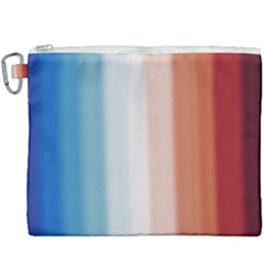 Blue,white Red Canvas Cosmetic Bag (xxxl) by Sparkle