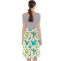 Cactus Succulents Floral Seamless Pattern Midi Beach Skirt View2