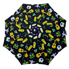 Seamless Brazilian Carnival Pattern With Musical Instruments Straight Umbrellas by Vaneshart