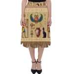 Egypt Horizontal Illustration Classic Midi Skirt