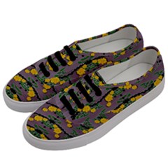 Plumeria And Frangipani Temple Flowers Ornate Men s Classic Low Top Sneakers by pepitasart