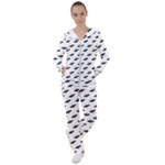 Freedom Concept Graphic Silhouette Pattern Women s Tracksuit