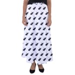 Freedom Concept Graphic Silhouette Pattern Flared Maxi Skirt