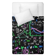 Math Linear Mathematics Education Circle Background Duvet Cover Double Side (single Size) by Vaneshart