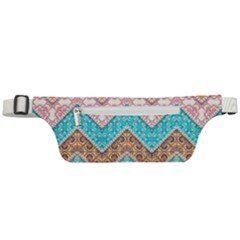 Ethnic Floral Pattern Active Waist Bag by Vaneshart
