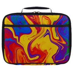 Gay Pride Swirled Colors Full Print Lunch Bag by VernenInk