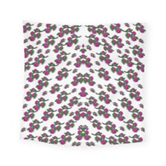 Sakura Blossoms On White Color Square Tapestry (small) by pepitasart