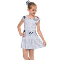 Ipaused2 Kids  Cap Sleeve Dress by ChezDeesTees