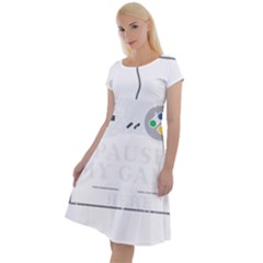 Ipaused2 Classic Short Sleeve Dress by ChezDeesTees