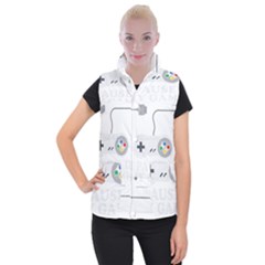 I Had To Pause My Game To Be Here Women s Button Up Vest by ChezDeesTees