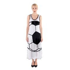 Soccer Lovers Gift Sleeveless Maxi Dress by ChezDeesTees