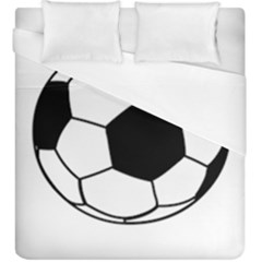 Soccer Lovers Gift Duvet Cover (king Size) by ChezDeesTees