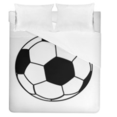 Soccer Lovers Gift Duvet Cover (queen Size) by ChezDeesTees