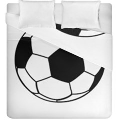 Soccer Lovers Gift Duvet Cover Double Side (king Size) by ChezDeesTees