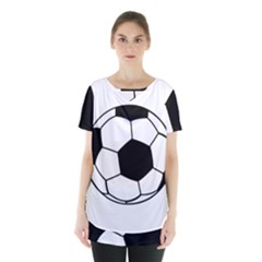 Soccer Lovers Gift Skirt Hem Sports Top by ChezDeesTees