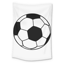 Soccer Lovers Gift Large Tapestry by ChezDeesTees