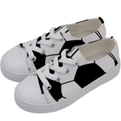 Soccer Lovers Gift Kids  Low Top Canvas Sneakers by ChezDeesTees