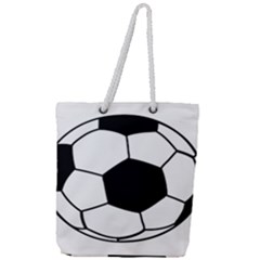 Soccer Lovers Gift Full Print Rope Handle Tote (large) by ChezDeesTees