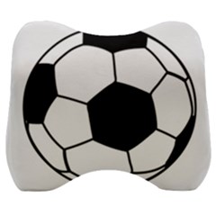 Soccer Lovers Gift Velour Head Support Cushion by ChezDeesTees