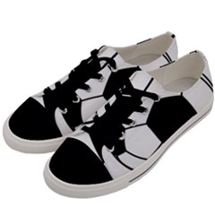 Soccer Lovers Gift Men s Low Top Canvas Sneakers by ChezDeesTees