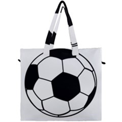 Soccer Lovers Gift Canvas Travel Bag by ChezDeesTees