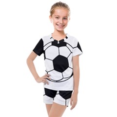 Soccer Lovers Gift Kids  Mesh Tee And Shorts Set