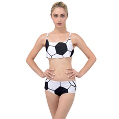 Soccer Lovers Gift Layered Top Bikini Set by ChezDeesTees