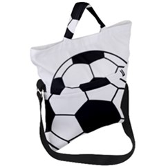 Soccer Lovers Gift Fold Over Handle Tote Bag by ChezDeesTees